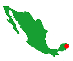 tulum, mini carte mexique