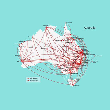 Lignes Aeriennes Australie Compagnie Qantas